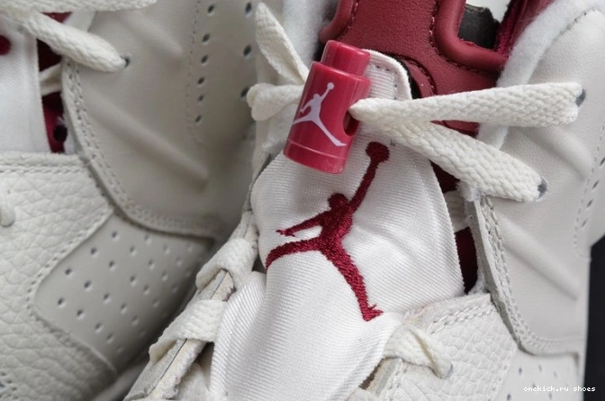 Cheap white Air Retro Jordan 384664-116 Maroon 6 0605